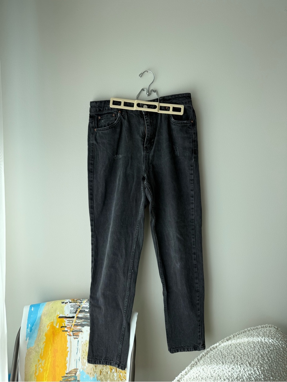 30x32 | Topshop Mom Jeans in washed black